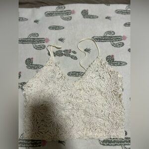 Zara Ivory Lace Top